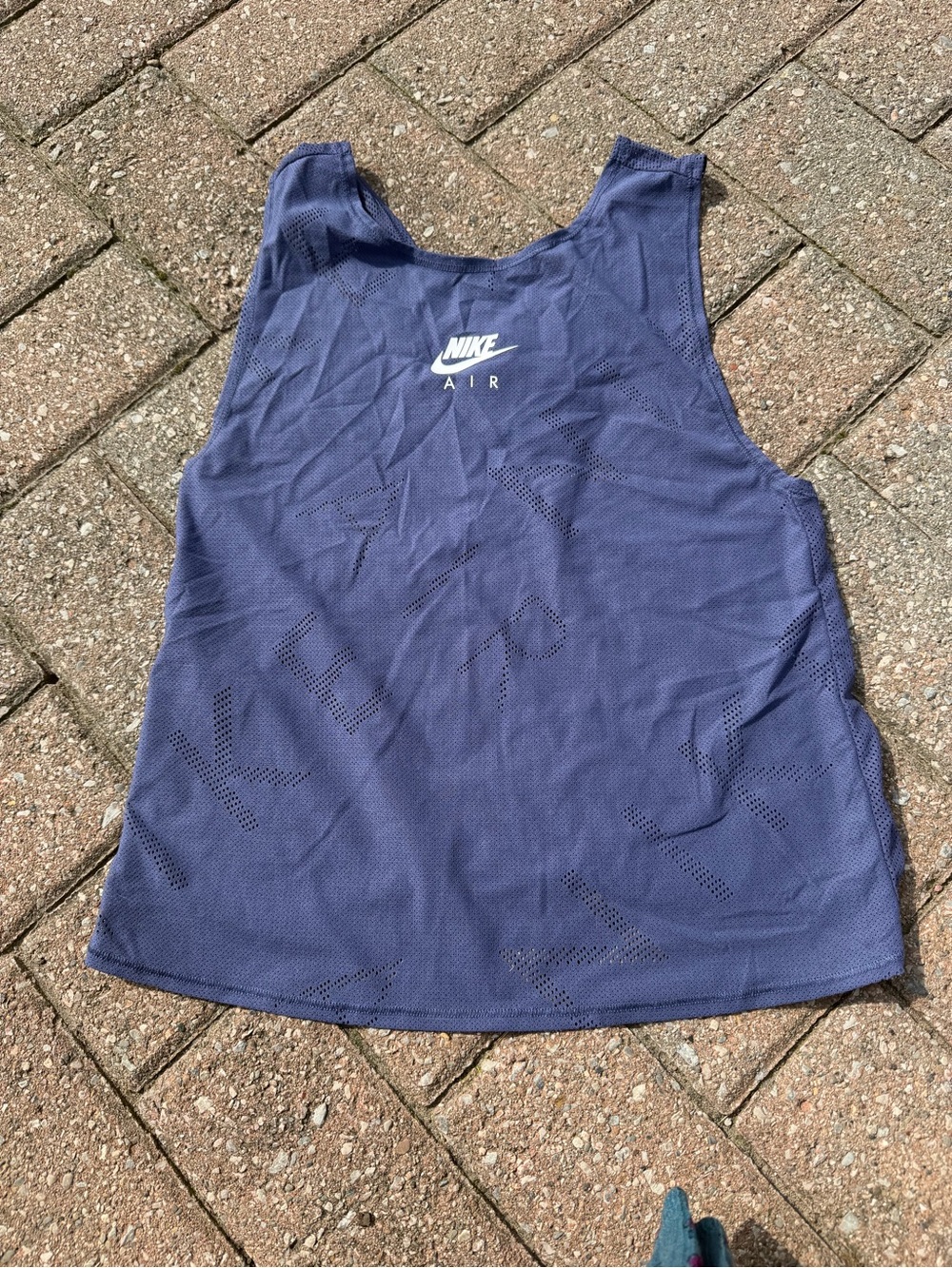 Nike Air Women's Navy Mesh Tank Top Size XS